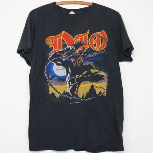 Gildan Other - The Last In Line Tour Shirt Music 1984 T Shirt, Dio Band Shirt
